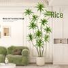 Luxurious Bionic Lily & Bamboo Indoor Decor: Large Artificial Greenery for Living Space