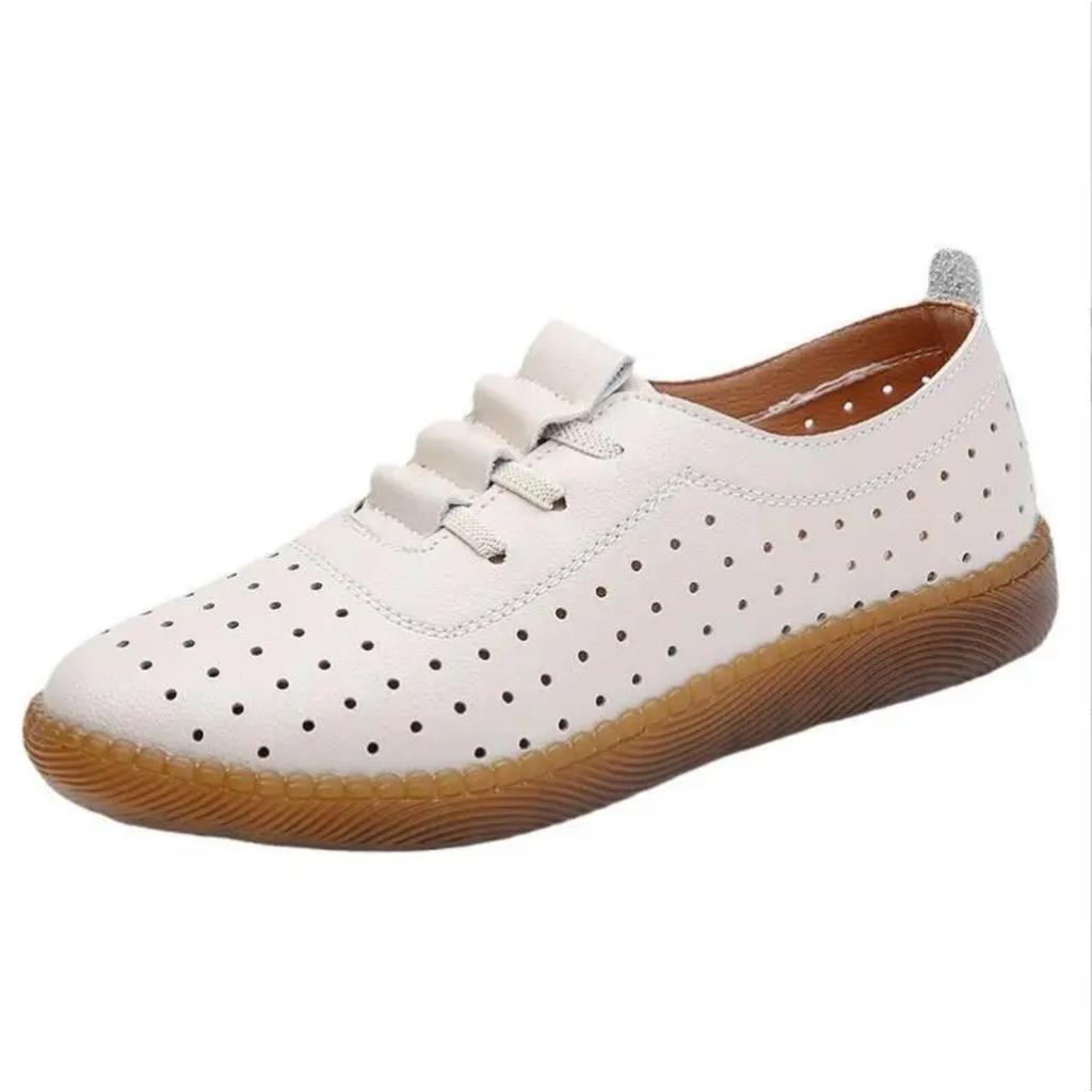Dámské letní ploché boty, módní duté dámské tenisky, prodyšné nazouvací dámské boty, lehké mokasíny, zapatos mujer