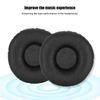 Memory Foam Replacement Headphones Cushion for Sol Republic Tracks HD V10 Earphones Black