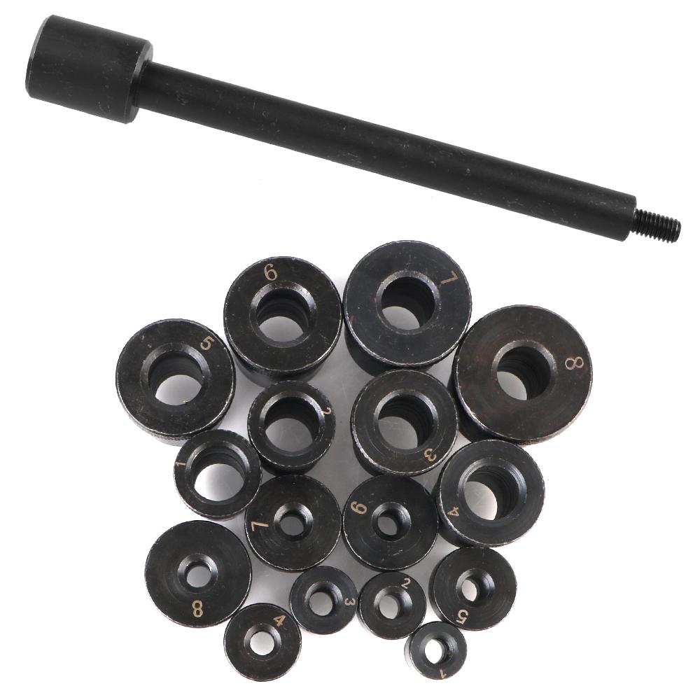 Clutch Assembly Kit Professional Auto Clutch Aligner 1#-8# Clutch Aligning Set Automobile Clutch Hole Installation 17Pcs