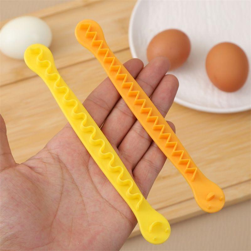 

All Two Lace Egg Slicer, A Professional Kitchen Tool, Is A Pressure-free and Easy-to-demold Salad Making Magic Weapon Two-piece pack оранжевый/жёлтый