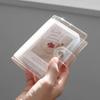 Cute Mini Photo Album Transparent 3-inch Cards Storage Bag Glitter Jelly Color Photography Card Stock Instax Album Card Holder