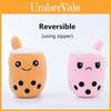 Gemütliche Wende-Geheimtasche Boba Plüschtier Bubble Tea Milch Kuscheltier Für Kinder