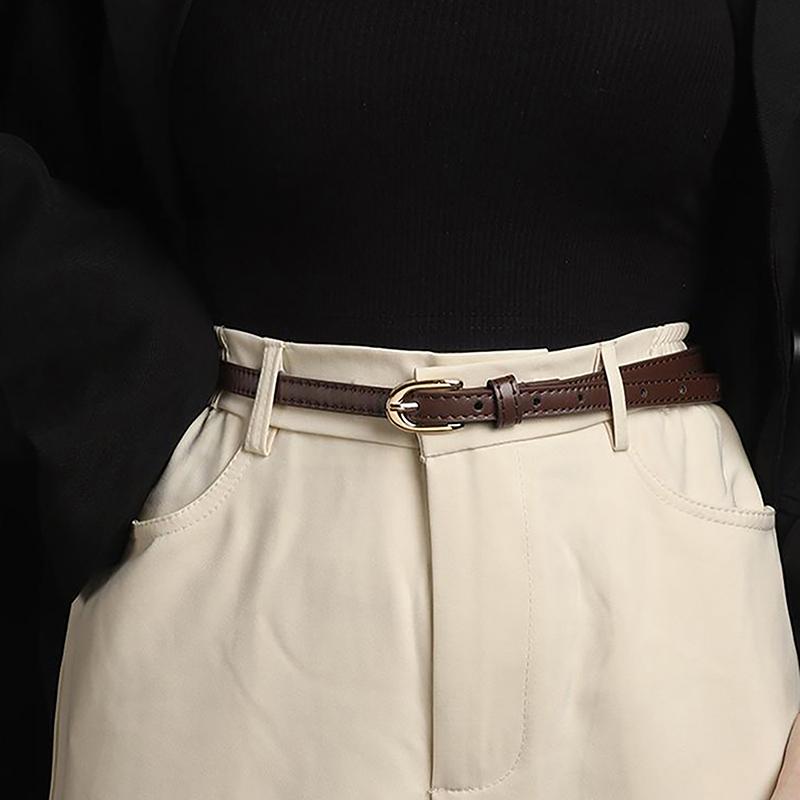 Simple Pu Leather Detachable Girdle  Pin Buckle Wide Waistband Vintage Coat Dress Belt For Women Clothes Decoration
