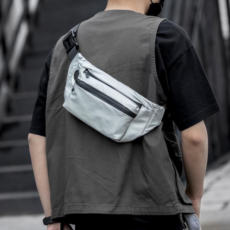 Men's Single-shoulder Crossbody Bag, Travel Bag, Zipper Waterproof Men's Chest Bag