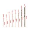 Kit Drill Bits Parts Polishing Portable Needle Power Tool Replacement Set 8 Piece Coated HSS Multi For Glass New