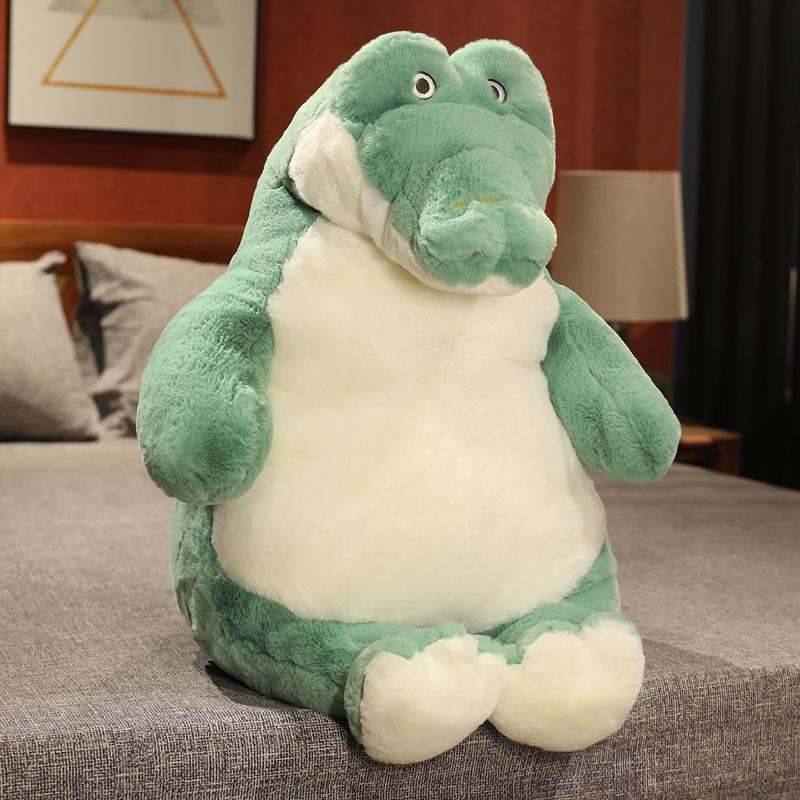 45/60/80CM Tier Krokodil Panda Ente Plüsch Spielzeug Weiche Cartoon Panda Tiger Gefüllte Puppe Baby Schlaf kissen Kinder Geschenk