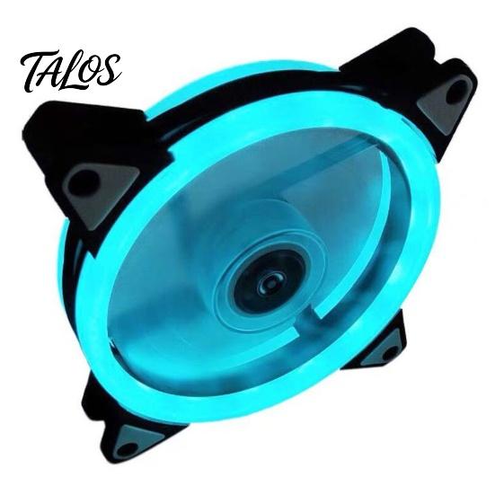 Universal 12cm 15LED Dual Aperture Silent PC Computer Case Cooling Fan Cooler