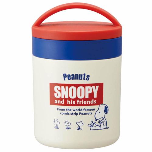 Skater Insulated Soup Jar, 300ml, with Snoopy Retro Label, PEANUTS LJFC3
