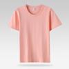 T-shirt Basiche Monocolore Uomo Donna Manica Corta Magliette Quotidiane Casual Vestibilità Regolare Estive Top Base Girocollo