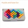 3D Stereoscopic Puzzle Board Game - Classic Pyramid Board - Pearl Logical Thinking - Children's Pyramid Beads - Montessori Toy -