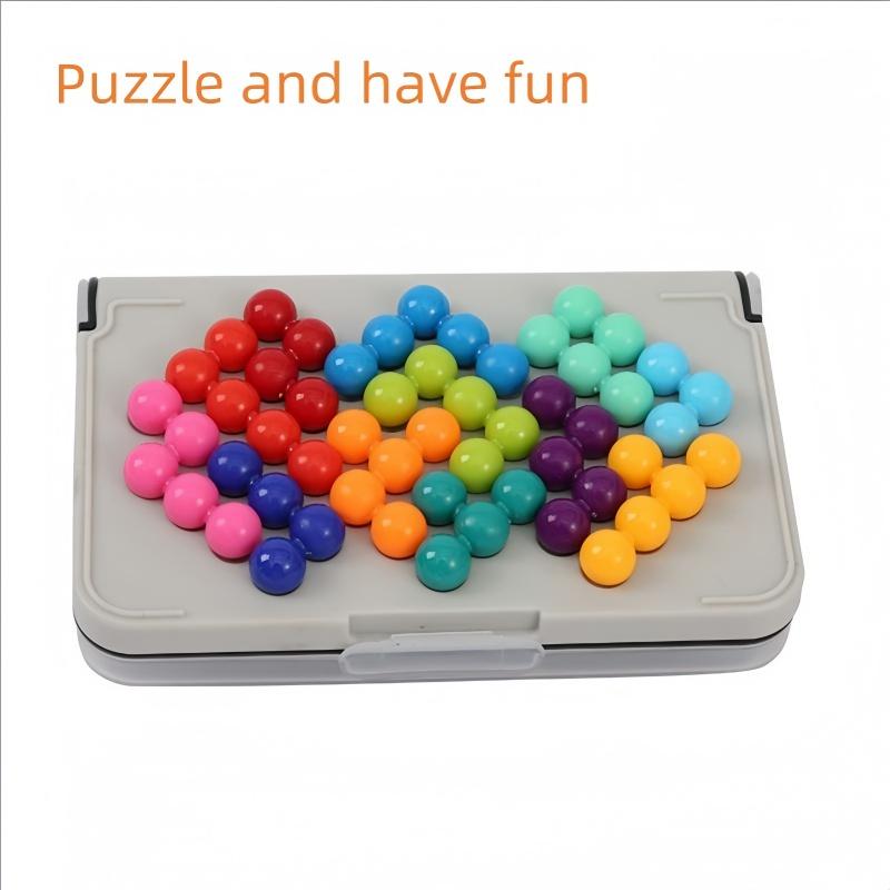 3D Stereoscopic Puzzle Board Game - Classic Pyramid Board - Pearl Logical Thinking - Children's Pyramid Beads - Montessori Toy -