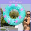 Transparent Blue Inflatable Adult Swimming Ring Large Water Seat Chair Cross-border Stock