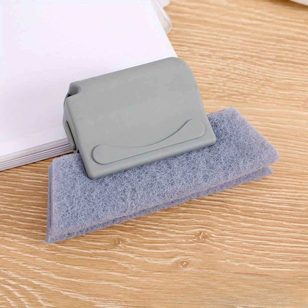 Multifunktionale Vertiefungsreinigungsbürste Fensterglasreinigungswerkzeug Reinigen von Fenstern und Türen schwer erreichbare Ecken kleine Bürste Reinigungszubehör