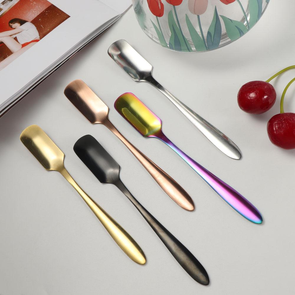 Steel Ice Cream Sugar Cake Dessert Kitchen Tool Stirring Spoon Coffee Spoon Coffeeware Teaspoon
