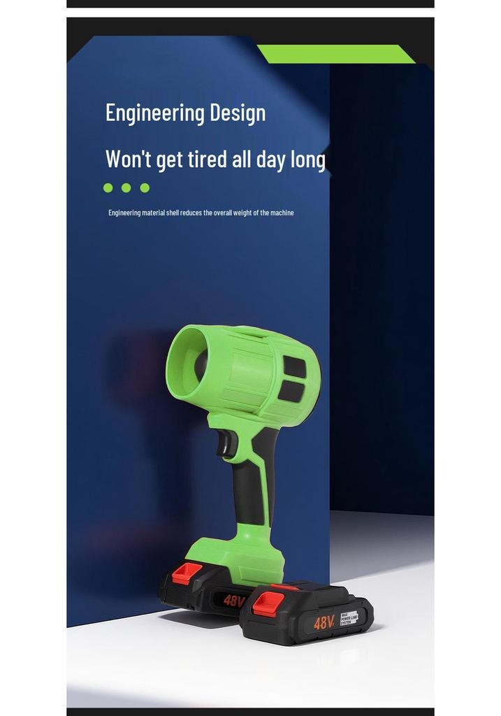 High-Power Portable Handheld Leaf Blower and Dust Collector, Shockproof and Pressure-Resistant