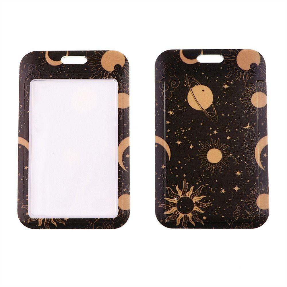 Sun and Moon Phone Lanyard Keyrings ID Card Holder Badge Holder Phone Neck Strap Hanging Rope