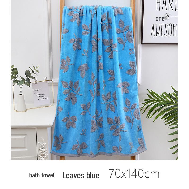 Pure Cotton Velour Bath & Beach Towel Set for Men and Women - Soft, Strong, and Highly Absorbent.