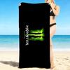1Pc Monster Energy Drink Beach Towel, Quick Dry, Multi-Use for Beach Pool Gym Yoga Home Travel, Christmas, Halloween, Xmas Gift M928790