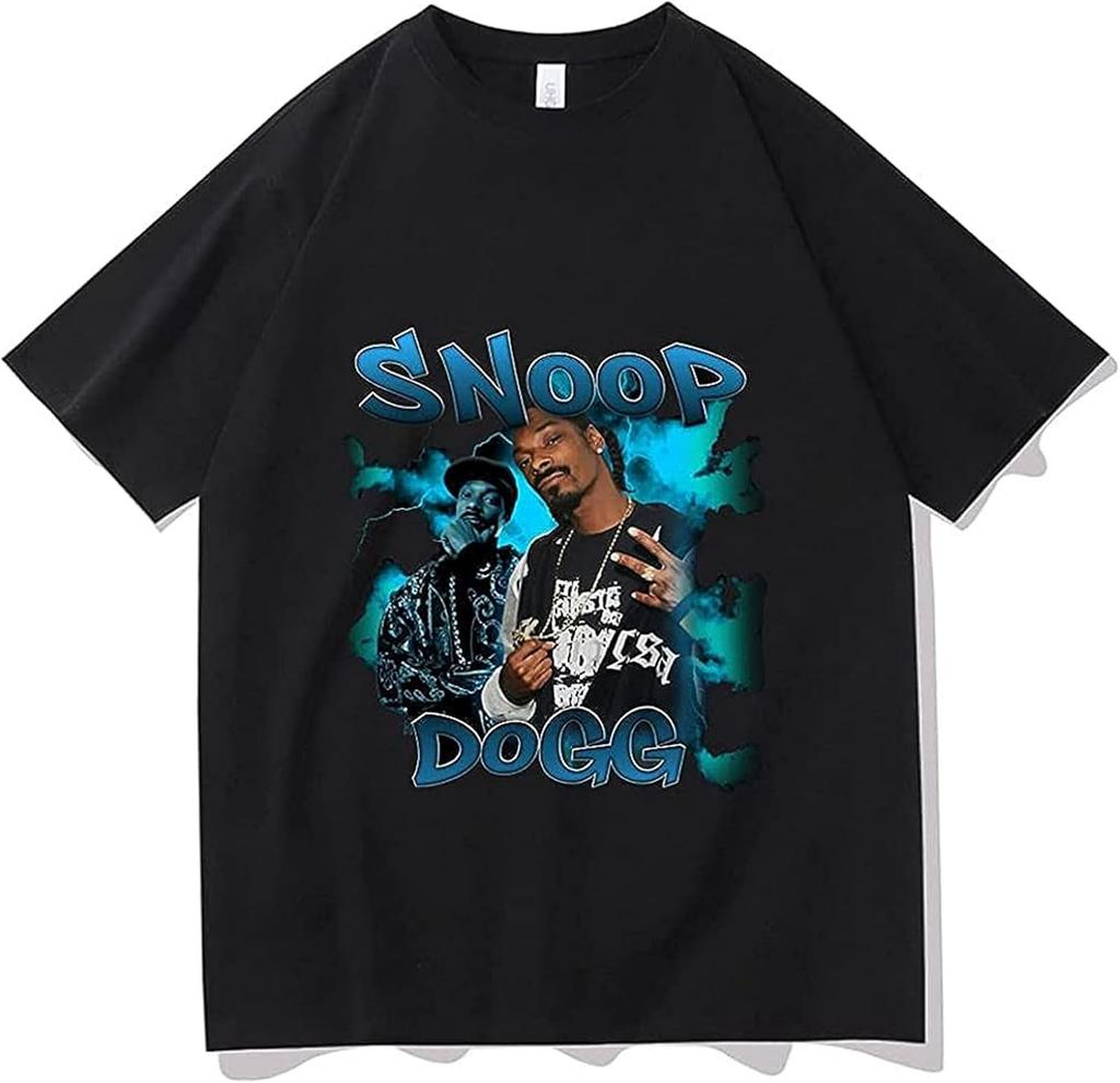 Ontwerp Rapper Snoop Doggy Dogg Heren T-shirt Unisex T-shirt Merk Tops Heren Dames Tee Heren Vintage Stijl T-shirt Heren S