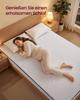 VASAGLE Mattress, 140 X 200 Cm, Double Mattress Made of Gel Memory Foam, Medium Firm, H3, 7-Zone Support, Breathable, Removable