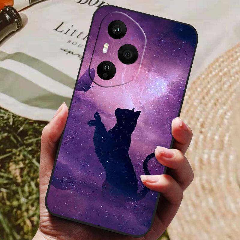 For Honor 400 Pro Case Soft Silicone Cover Black Bumper TPU For Honor 400 Pro 5G Case Honor400 Global Funda Phone Cases Cover