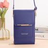 Women's Multifunction Touch Screen Phone Bag - Korean Style Key Zipper Coin Purse, Vertical Messenger Bag