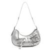 Vintage PU Leather Shoulder Bags For Women Y2K Trendy Cool American Motorcycle Bag 2026 Hot Sale Bags for Women Designer Handbag