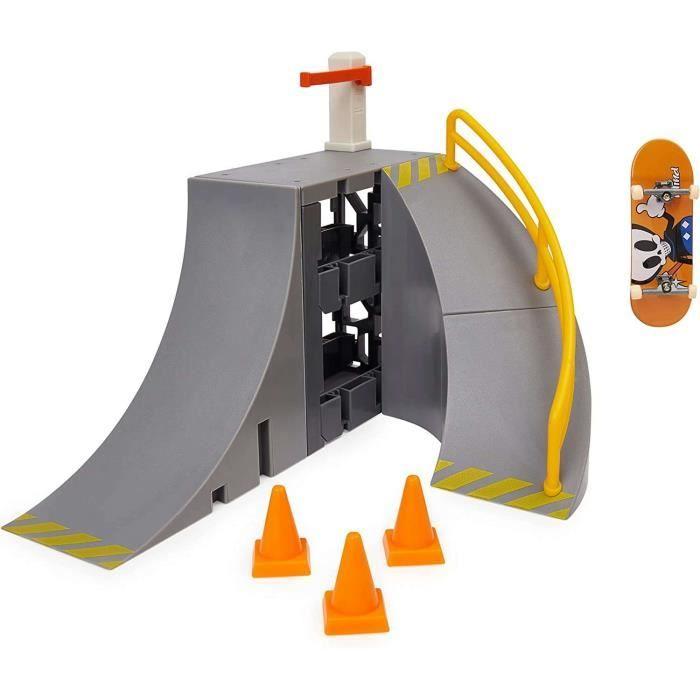 Ensemble touche Tech Deck rampe SK8 Garage + skateboard - TECH DECK - X-Connect - Blanc - Mixte