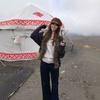 American Spice Girl Fluffy Open Neck Long Sleeve Jacket Women's Autumn Premium Design Sense Small Loose and Skinny Casual Top
