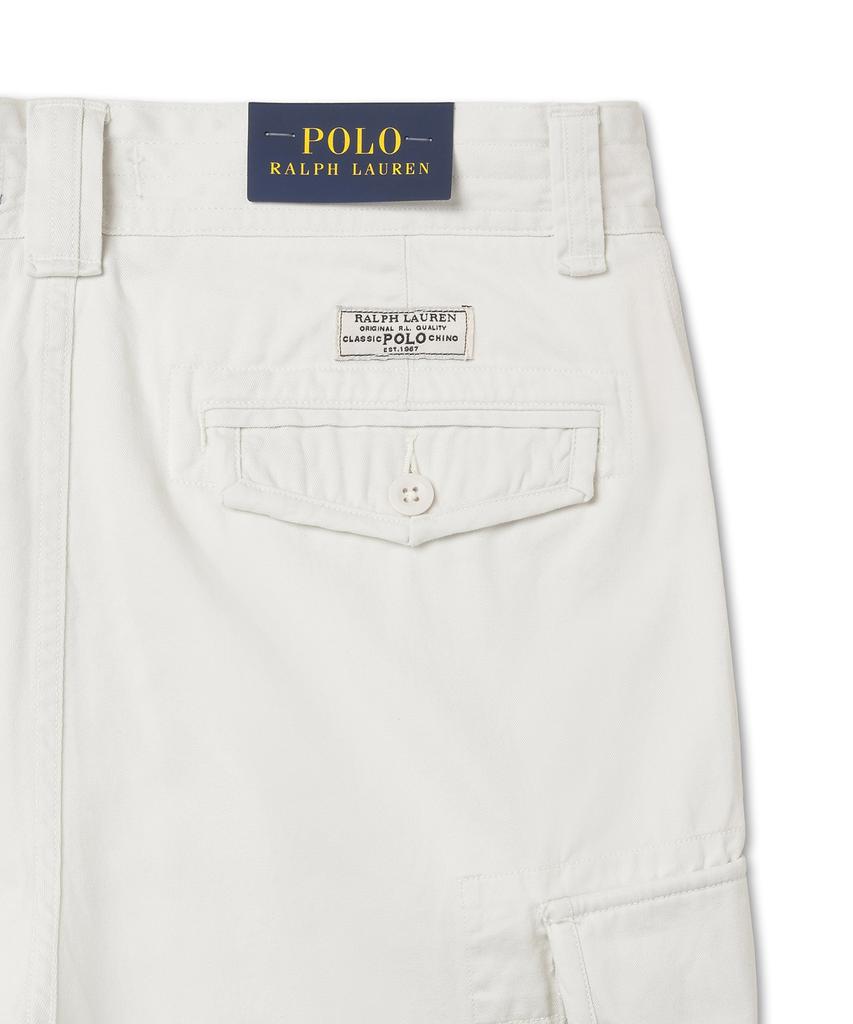POLO RALPH LAUREN Relaxed Fit Twill Cargo Shorts - White