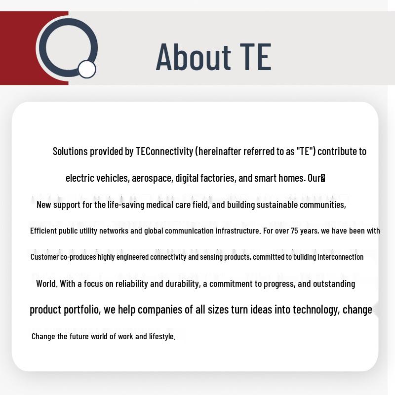 TE Tyco AMP 179609-1 Terminal Connector Original Import Stock