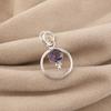 Iolite Gemstone 925 Sterling Silver Handmade Women's Necklace Elegant Pendant 1.2" PP-68-9