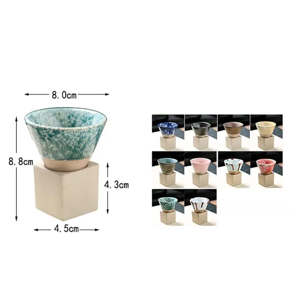 Trichter Kaffeebecher Japanischer Stil Keramik Teetasse Retro Kreativ Schön Konisch Wasserbecher Teegeschirr Haushalts Küchenutensil