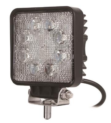 Kashimura NML-18 LED Arbeitsscheinwerfer Winkel, 8 Lichter, 24 W, Weiß, 1560 lm, 6000K, Rauschunterdrückung, IP67 DC12/24V