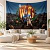 Wallace & Gromit Wandteppich Heimdekoration Hängendes Stoffkunst-Hintergrund-Tapestry für Schlafzimmer