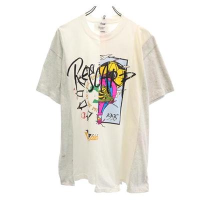 RESCARP 23ss Remake Short Sleeve T-shirt White X Gray Men's Used