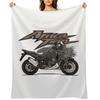 Africa Twin 1100 - Black Throw Blanket bed plaid anime Decorative Sofa Baby Blankets