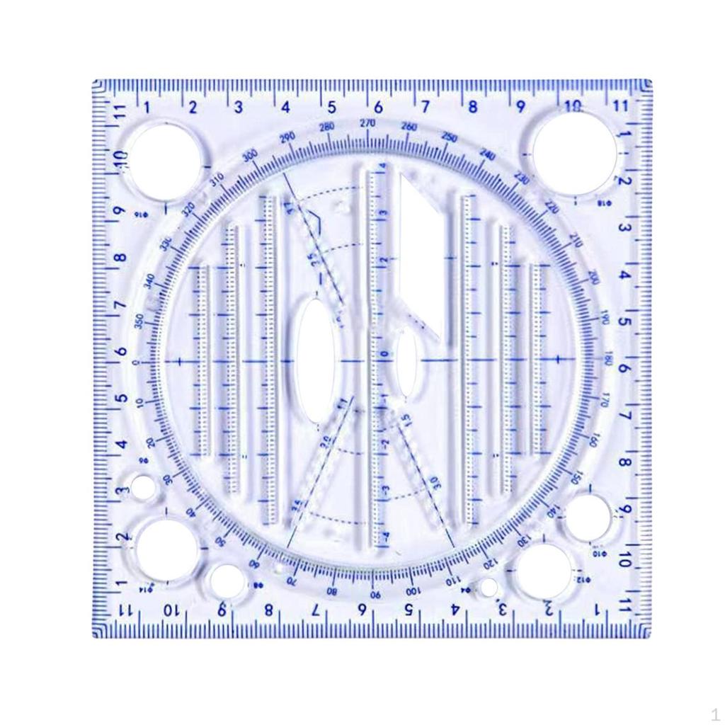 Drawing Ruler Construction Template Measuring Scale