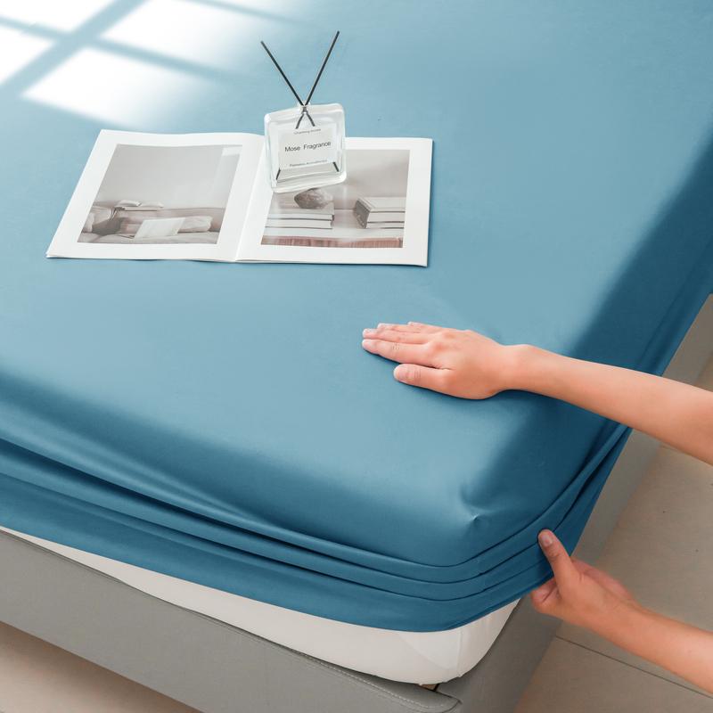 Summer Waterproof Elastic Fitted Sheet Couple Single Double Bed Mattresses Cover Bedspread on The Euro Bed Linens 90 150 160x200
