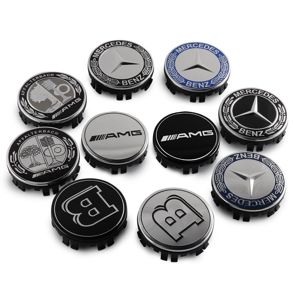 75mm Floating Wheel Center Caps Wheel Rims Center Hub Caps For Mercedes Benz G S R C E B A Class GLA GLK C180 E300 S200 W206
