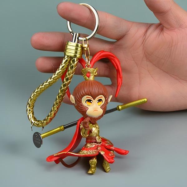 

Sun Wukong Monkey King Keychain Figurine - Student Gift Bag Charm