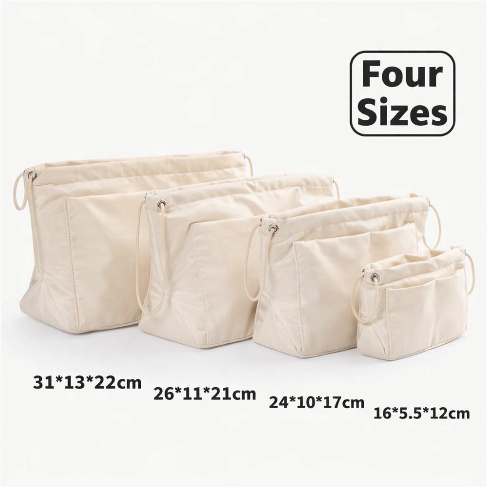 High Quality Simple Style Women's Handbag Multifunctional Lightweight Insert Bag Multiple Compartments Bag Organizer Women's Use