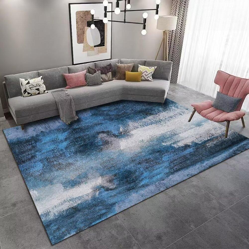 Nordic Abstract Carpet Living Room Ink Splash Area Rug Large Bedroom Decoration Home Rugs Washable Entryway Doormat Bath Mat