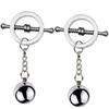 2PCS Metal Adjustable Nipple Clips Labia Clamps Breast Clamps Sexy Toys Boobs Adult Flirt Toys for Couples Valentine's Day Gifts