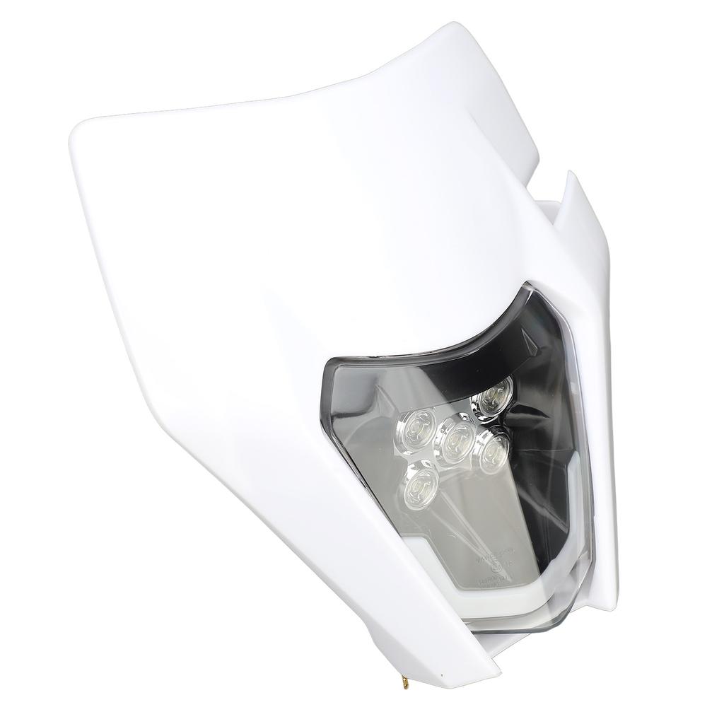 12V Off Road Motorcycle Headlights High Brightness LED Headlamp with Fairing for Dirt Bike Light Modification