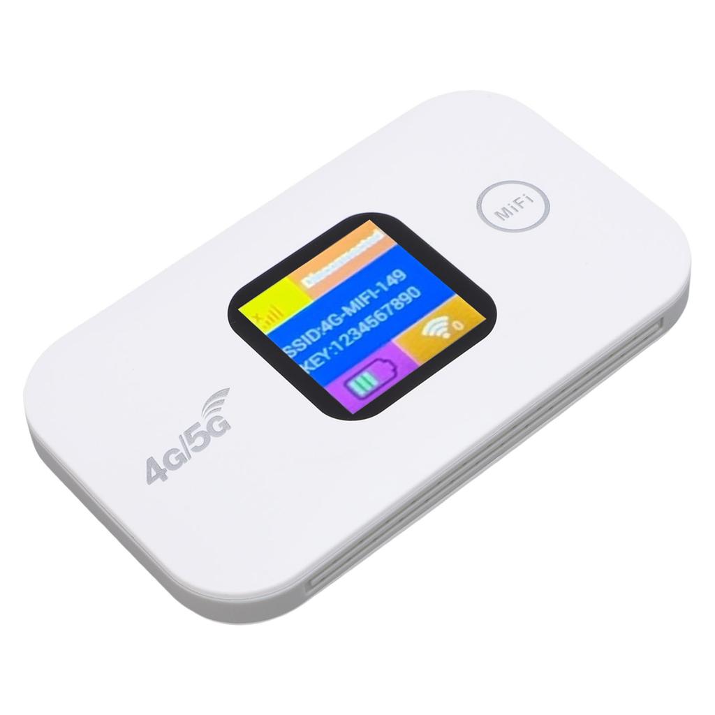 4G Mobile Hotspot Portable LED Display 300Mbps SIM Slot Connect Up to 10 Devices Portable WiFi Hotspot for Travel