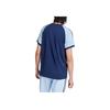 Adidas Originals Colorblocked Striped Ribbed Crew Neck Short Sleeve T-Shirt Men Tops Night-Blue IY4868