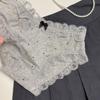 3Pcs Dot Lace Bowknot Panties Sweet Underwear for Women Lingerie Seamless Briefs  Girl