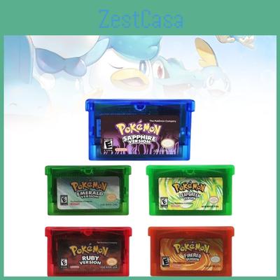 Gioco Nintendo Boy Advance Rubino Smeraldo RossoFuoco VerdeFoglia Divertimento Zaffiro